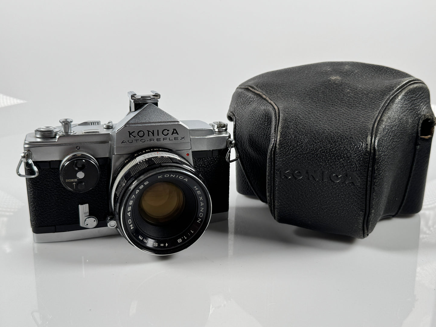 Konica Auto-Reflex W/ Hexanon 52mm f1.8 35mm Full/Half Frame Camera