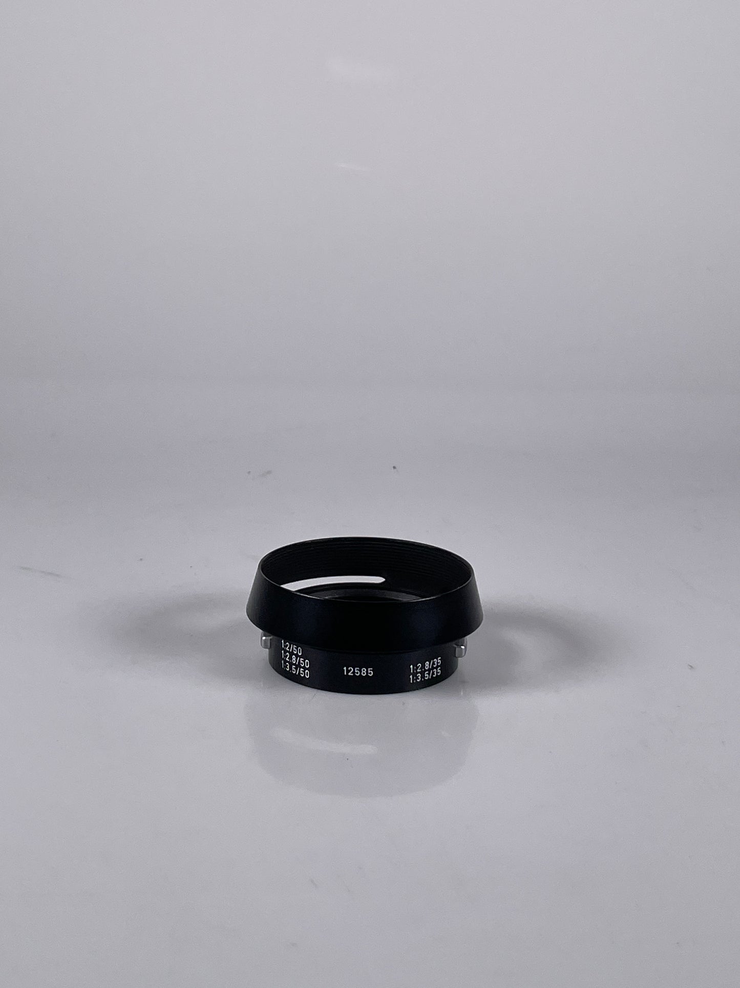 Leica Leitz Wetzlar 12585 Summicron Metal Lens Hood 50mm 35mm f/2 f/2.8 f/3.5