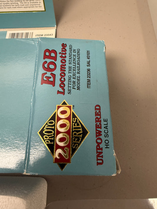 Walthers 23236 HO Locomotive Seaboard 3101 Proto 2000-Sal E6B (dummy)