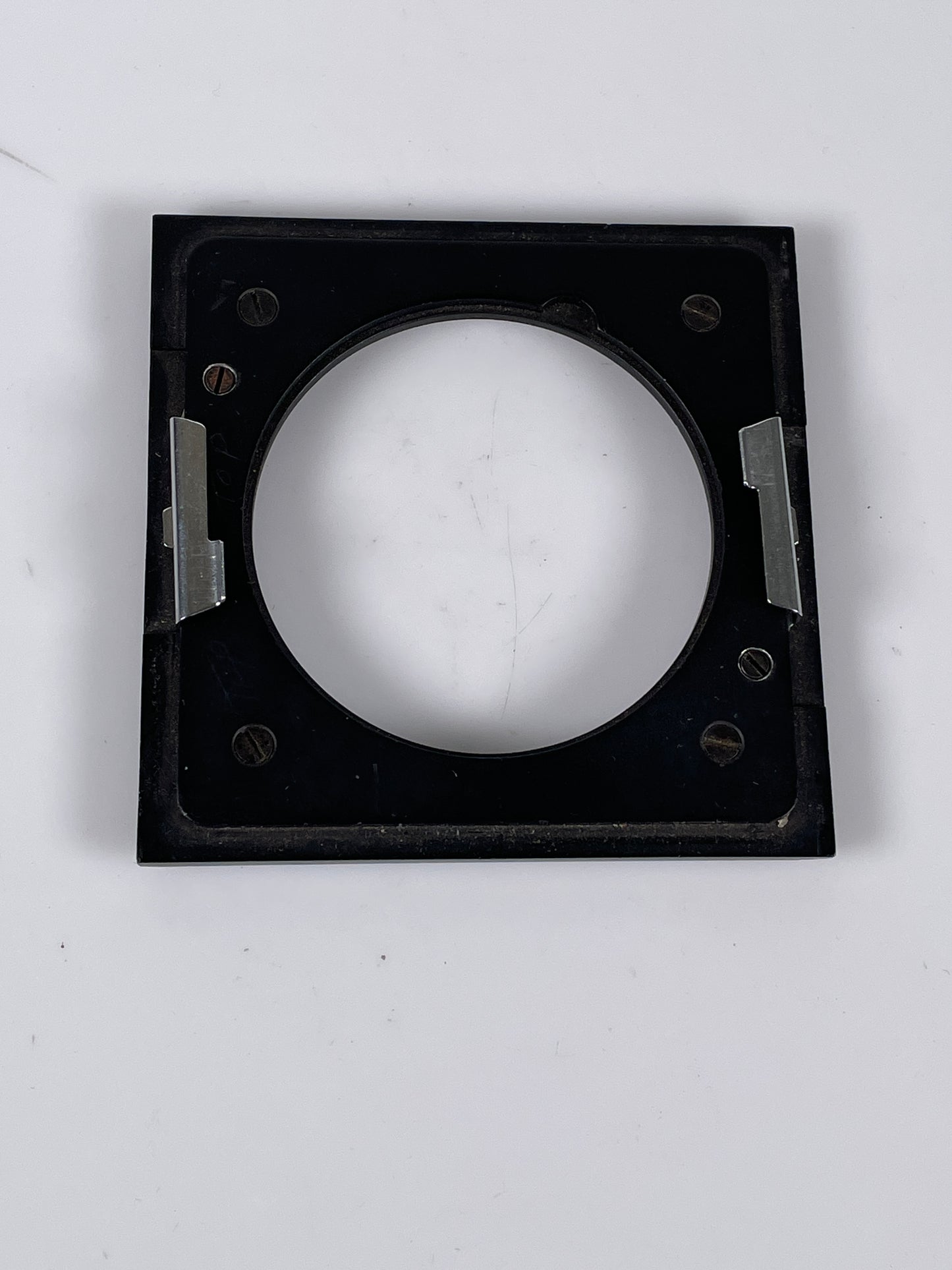 Graflex Metal Lens Board Adapter 4X4" Type "C" to 3⅝" Pressed