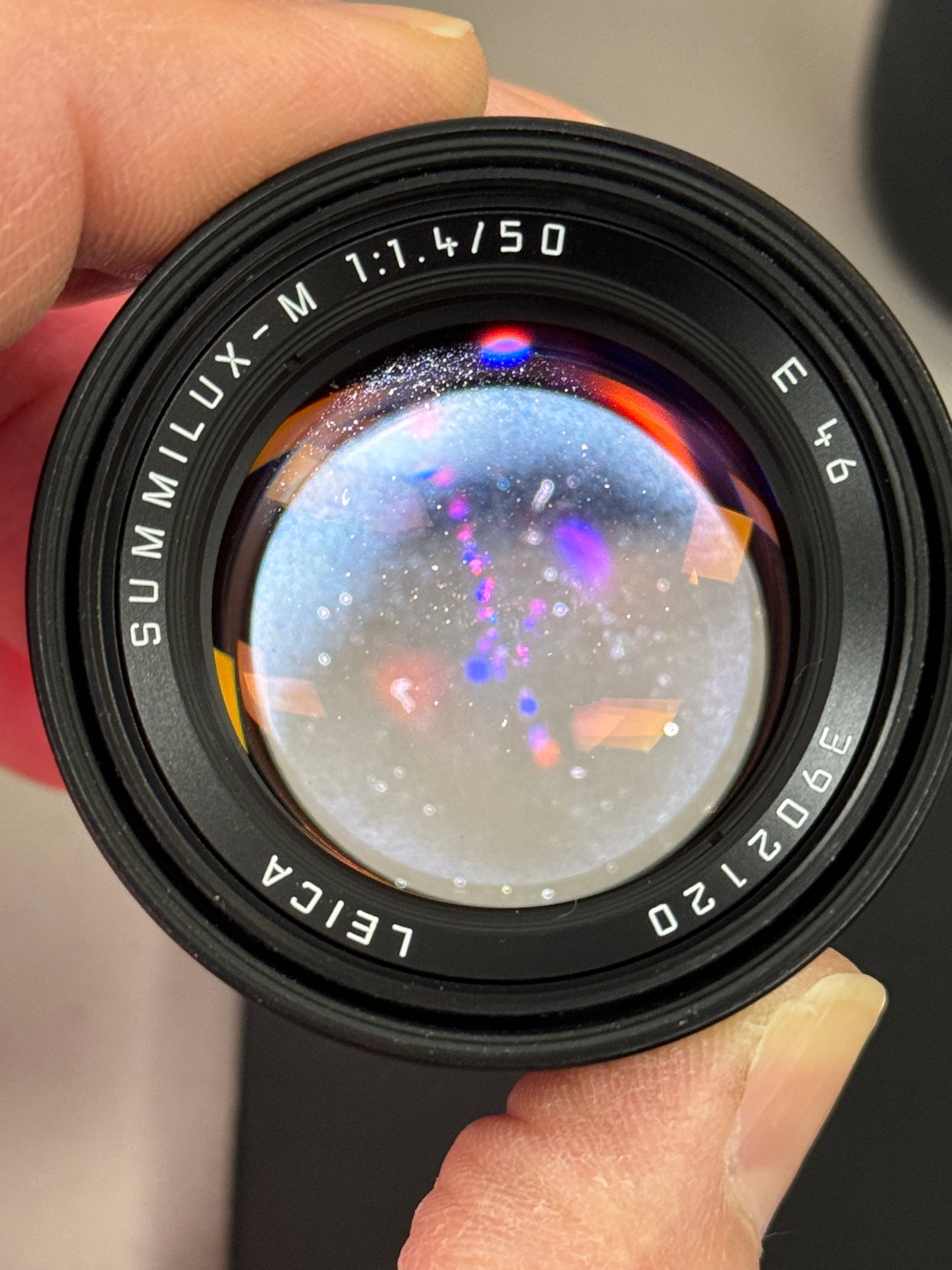 Leica Summilux-M 50mm F1.4 Pre-Asph Black Lens