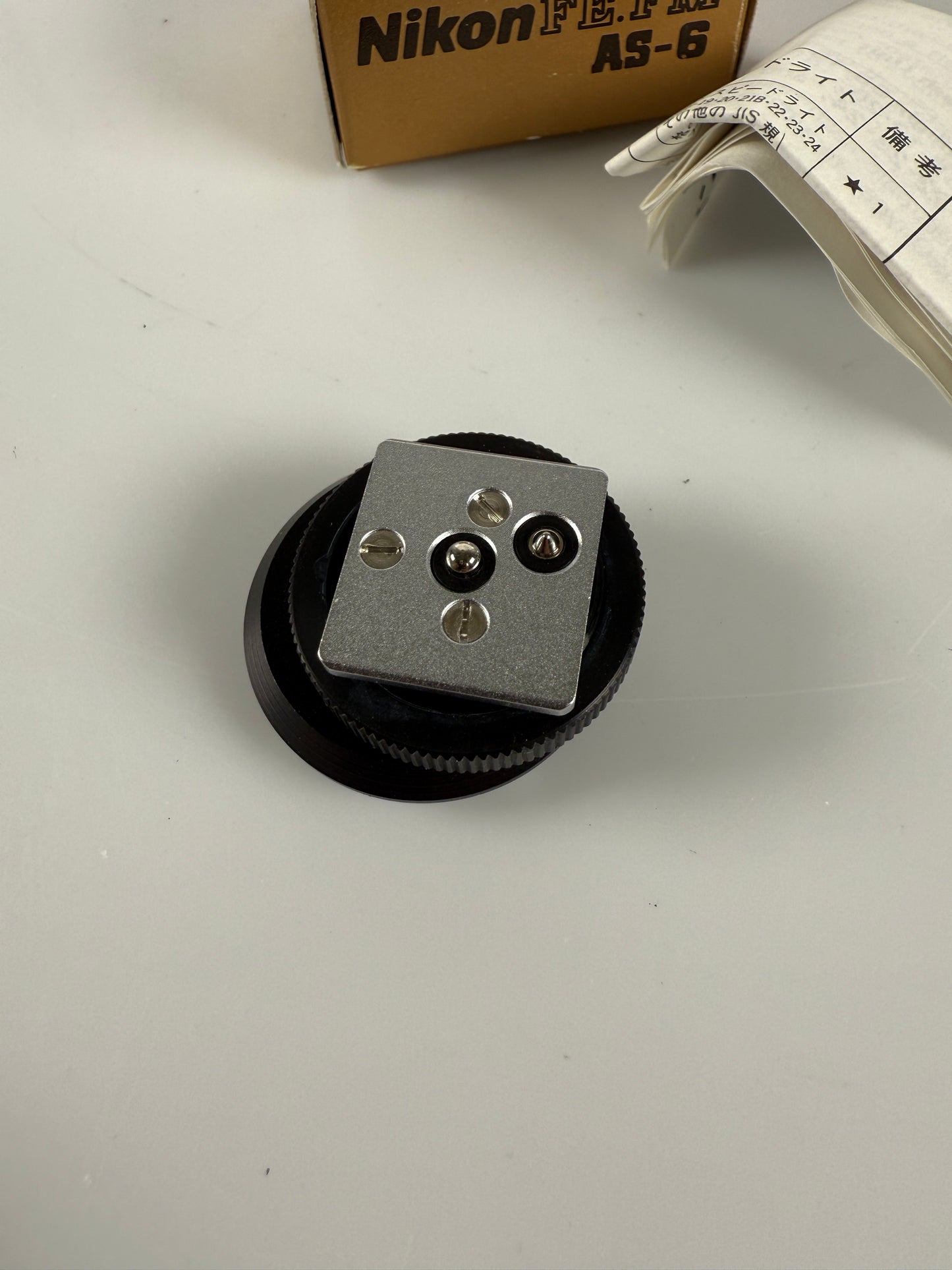 Nikon AS-6 Flash Coupler: Put F3 Flash on ISO Hotshoe