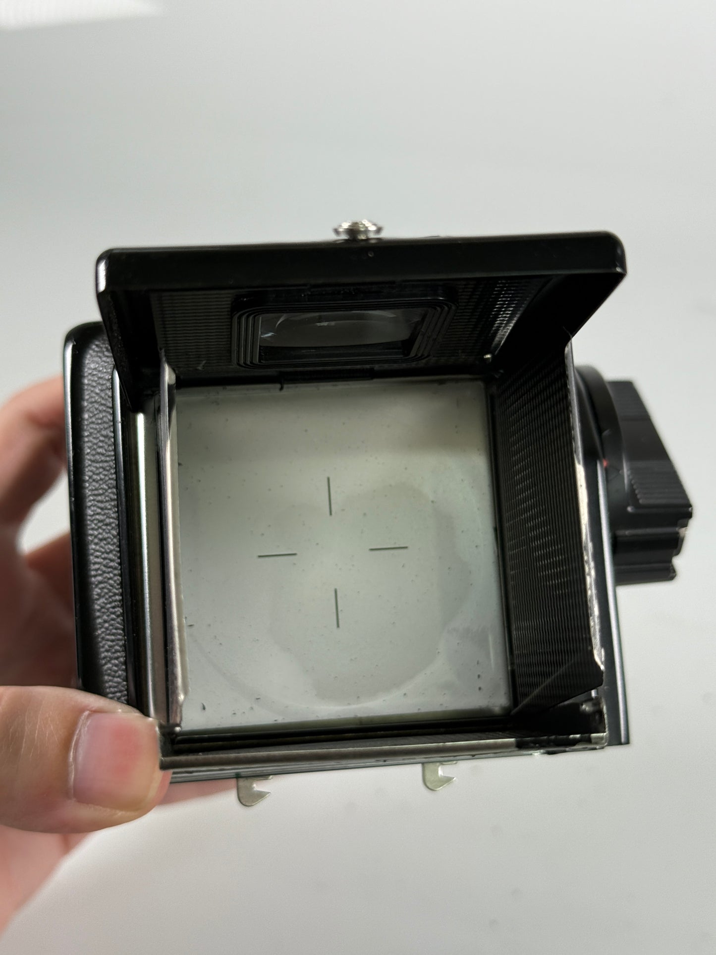HASSELBLAD 500CM 500C/M CAMERA Body waist level WLF black and crank