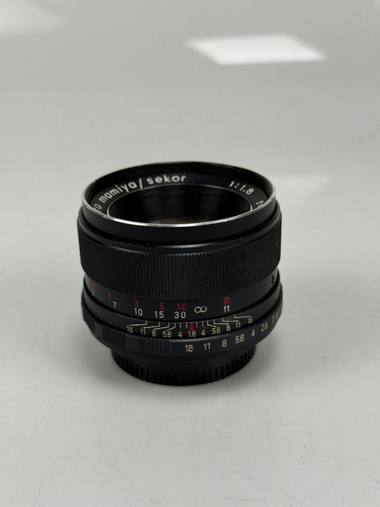Auto Mamiya Sekor 55mm f1.8 M42 Screw Mount Lens