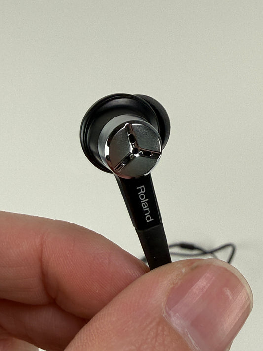 Roland CS-10EM Binaural Microphone Earphone ASMR w/Earpiece