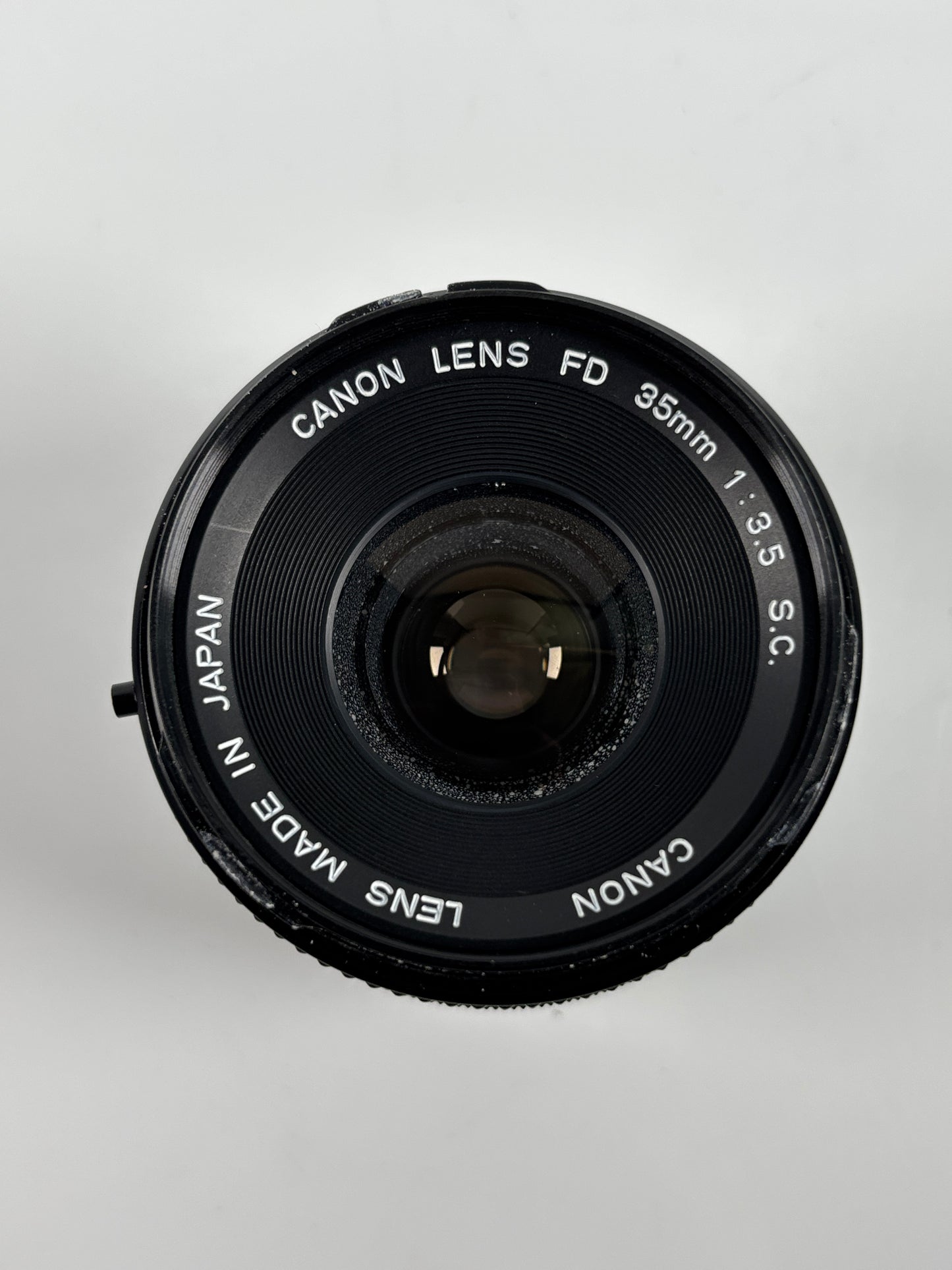 Canon 35mm F3.5 SC FD Breech Mount prime lens