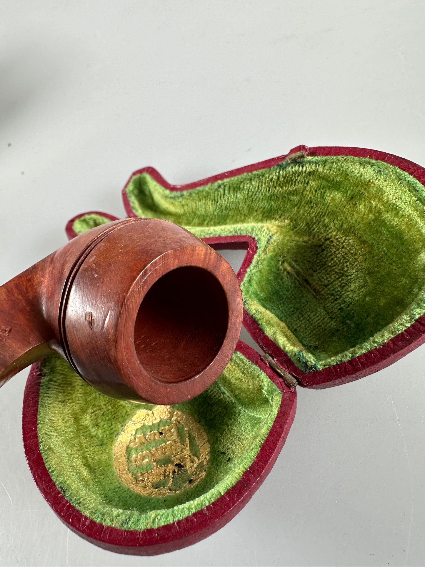 KBB Blue Line Bakelite Pipe, Unsmoked French Briar