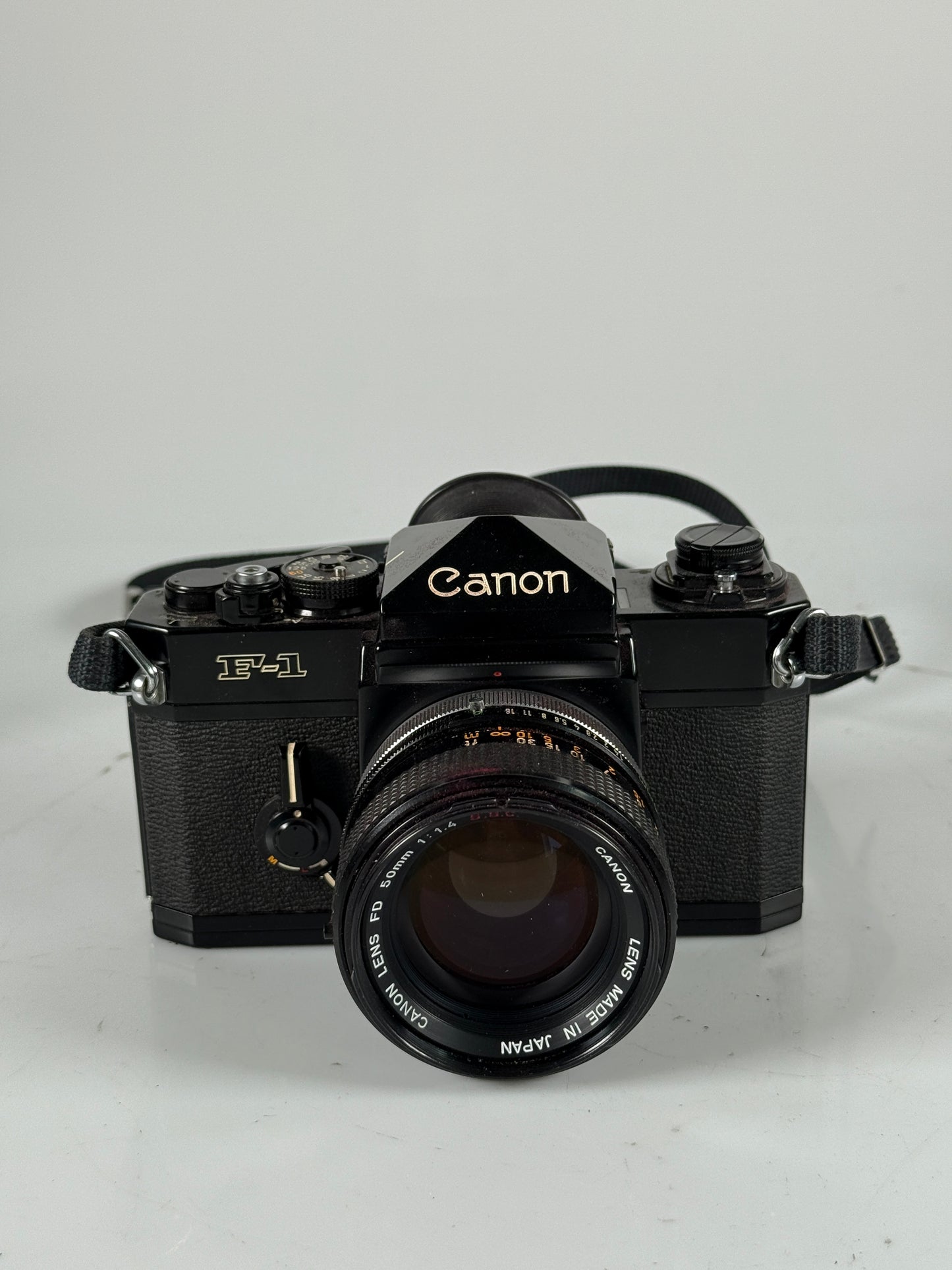 Canon F-1 35mm Camera with 50mm 1.4 FD SSC Lens