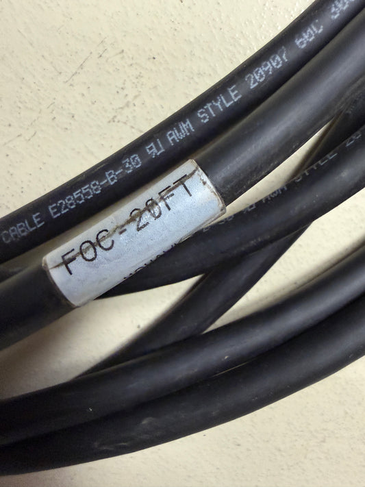Mowhawk LEMO FGW-PHW Hybrid Fiber Optic Cable 20ft