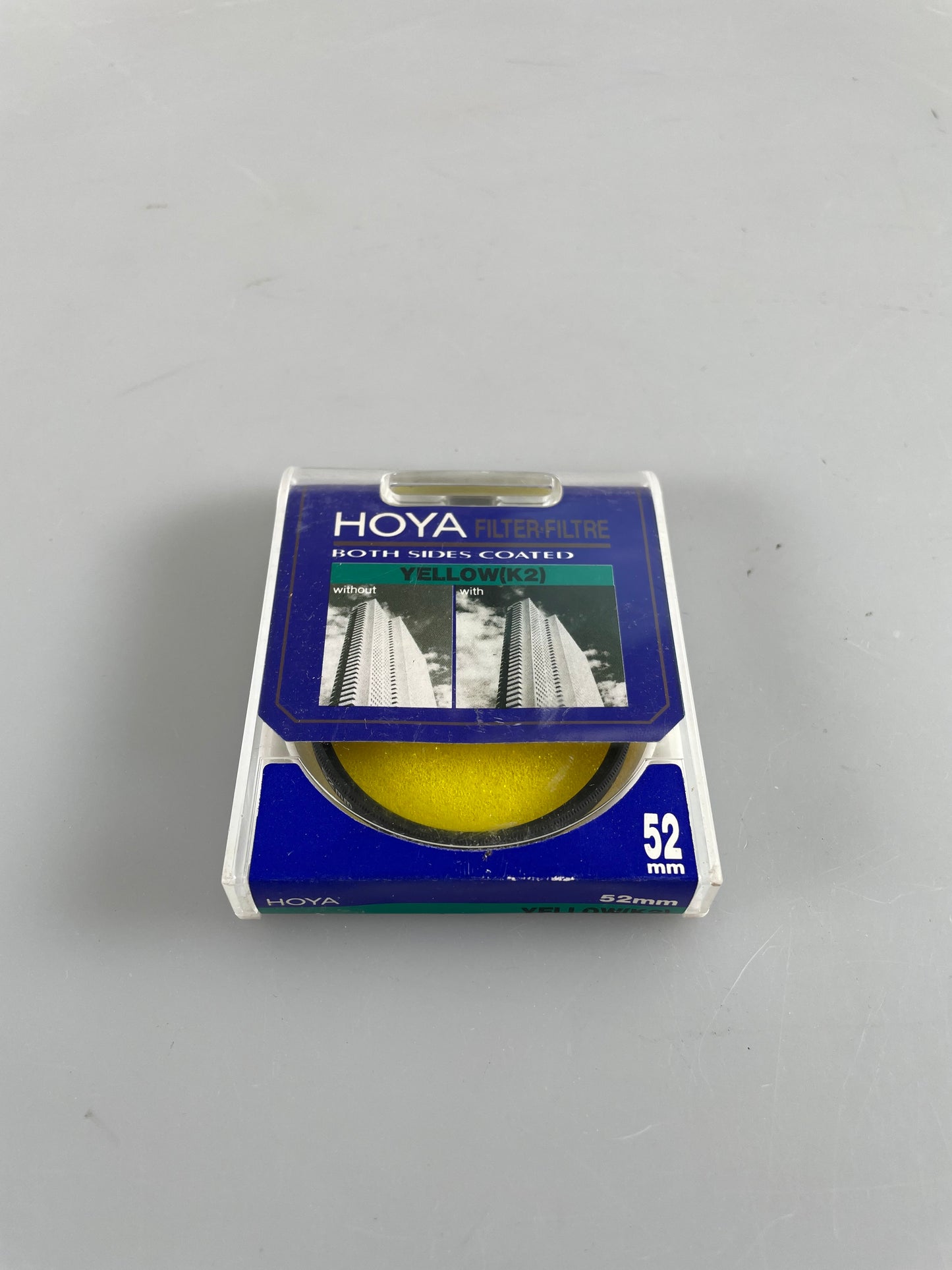 Hoya 52mm Y(K2) Yellow lens Glass Filter