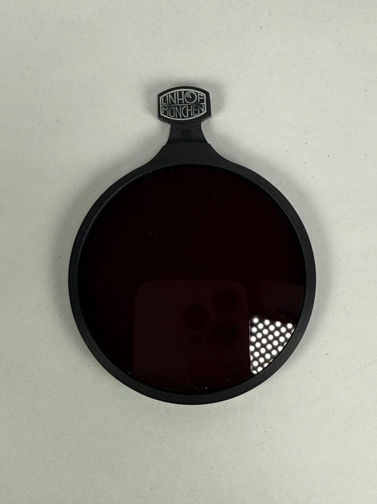 Linhof 70mm Drop in filter for universal shade red R2
