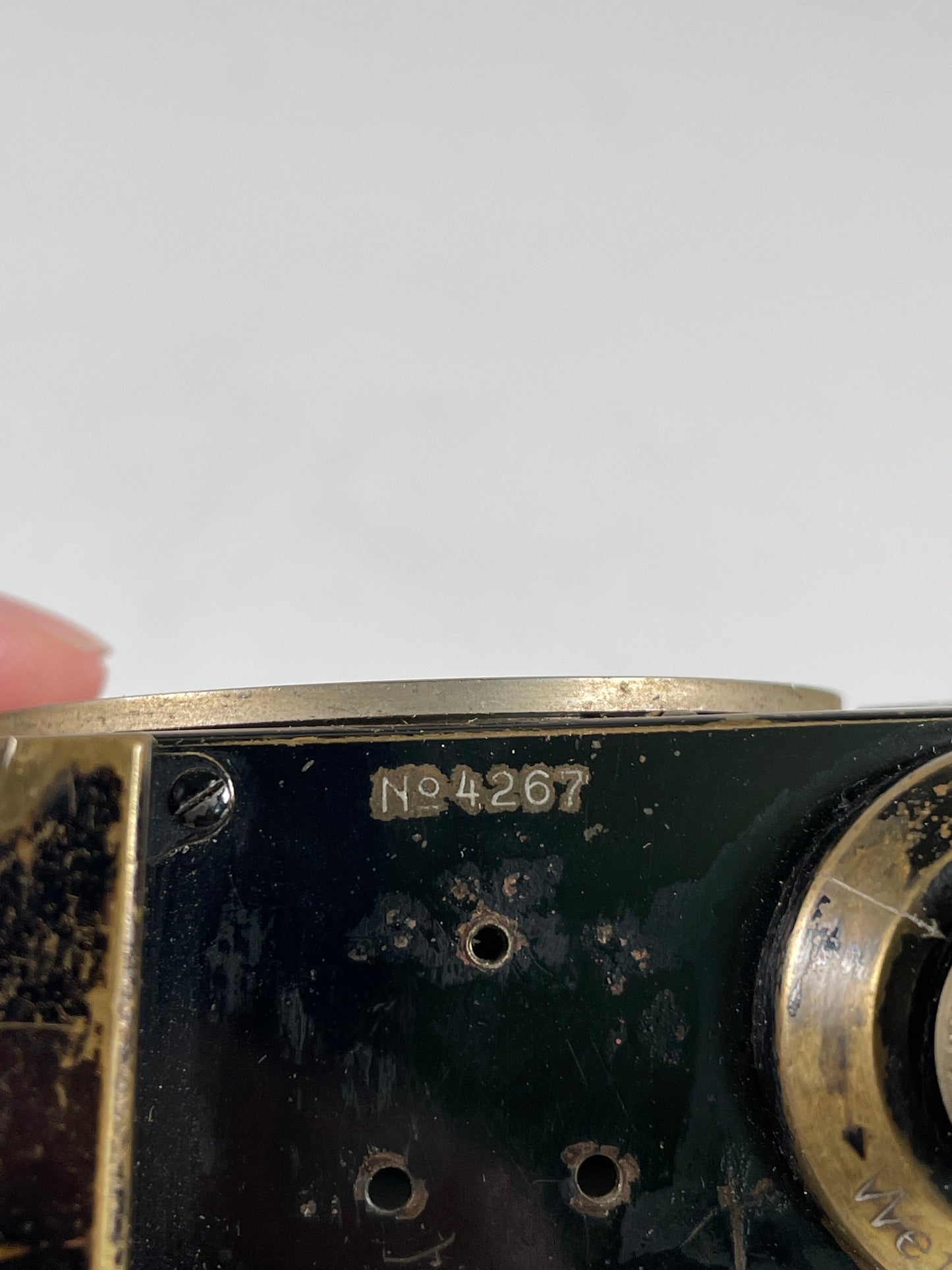 Leica Standard I Model A Black Paint Camera Screwmount Ltm Body 4 digit