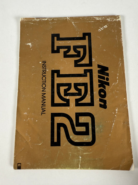 Nikon FE2 Instruction Manual