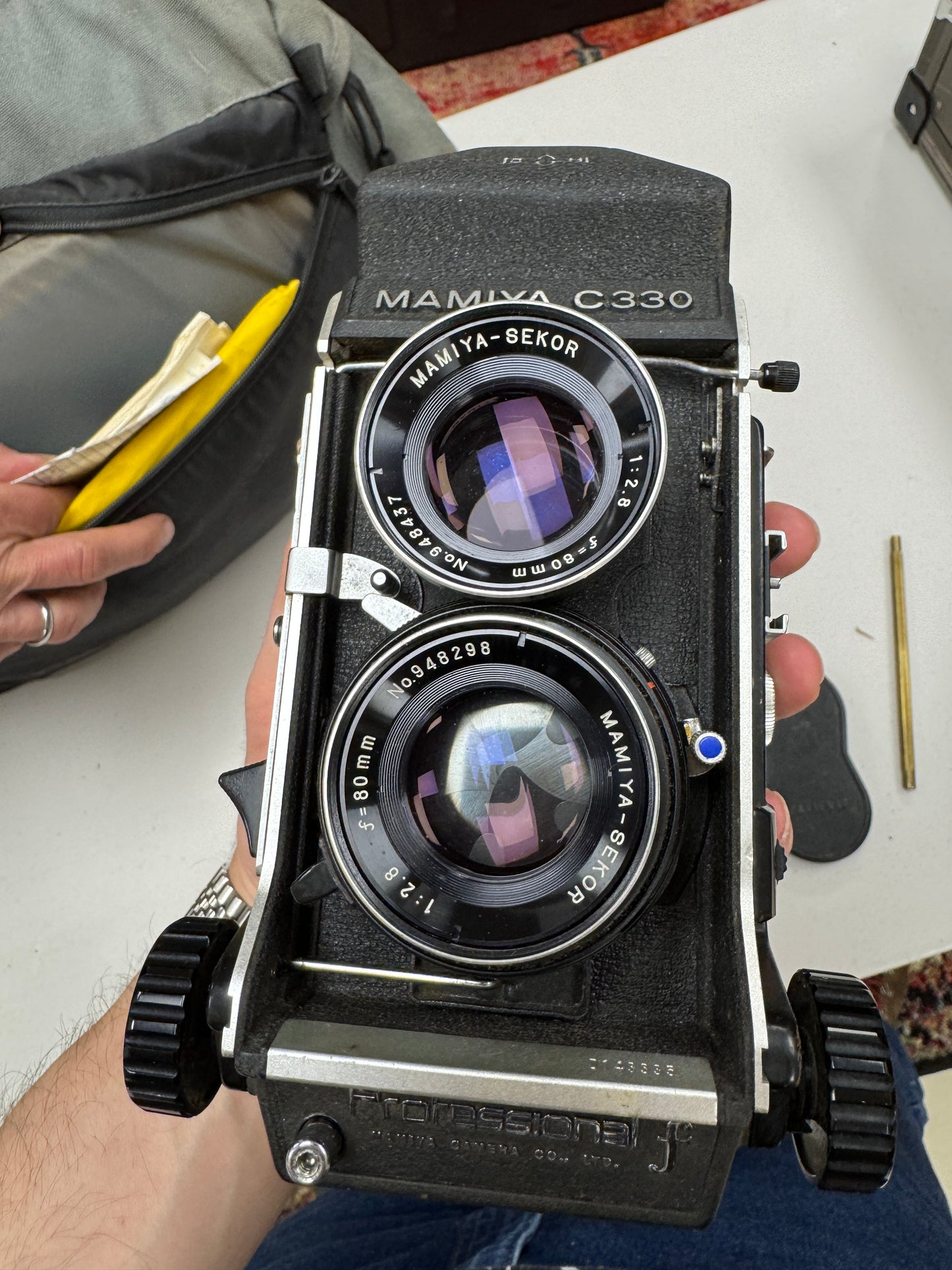 Mamiya C330 Pro F TLR medium format Film camera with CDS prism