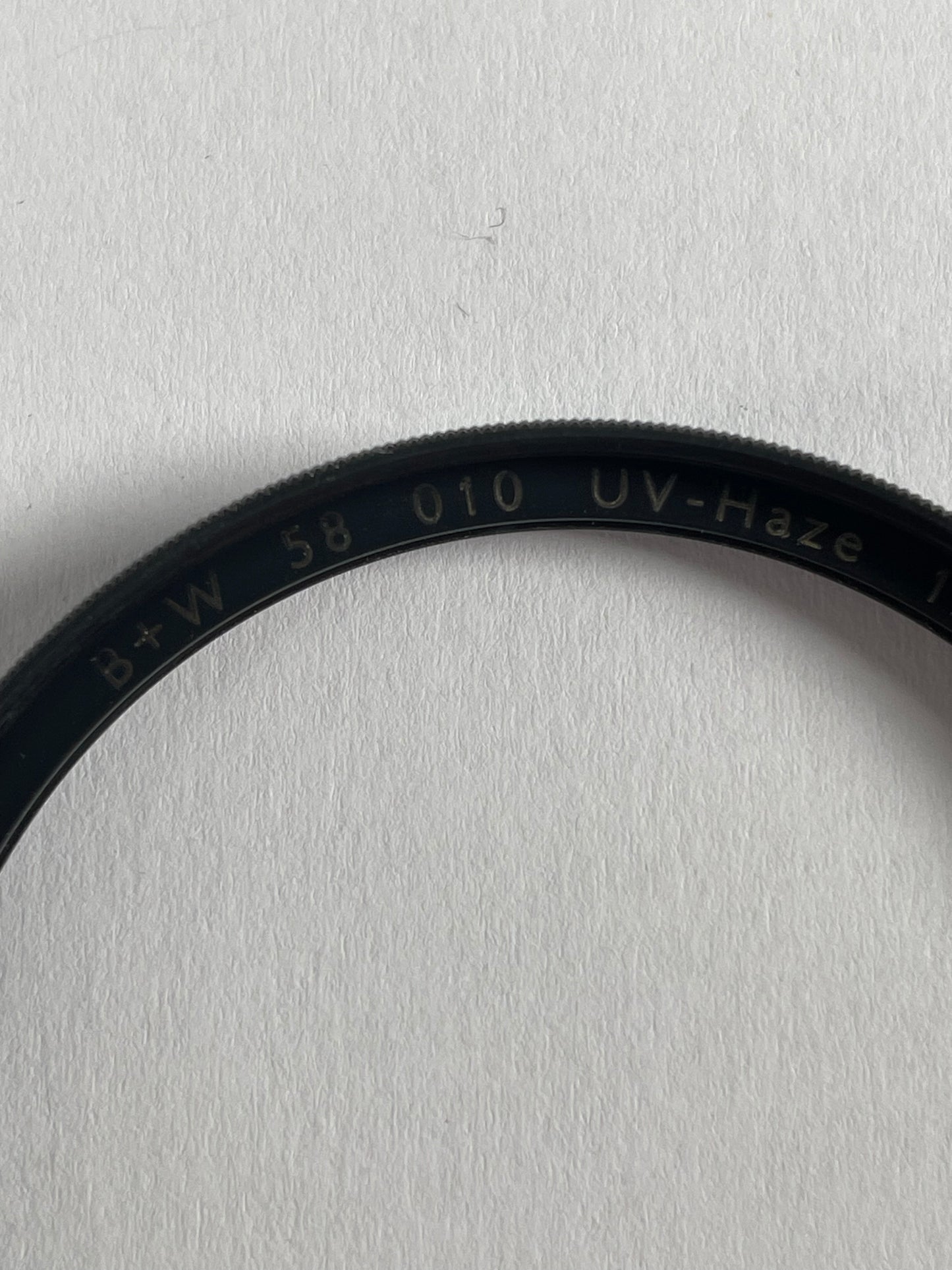B+W 58mm 010 UV 1x Haze Lens Filter UV
