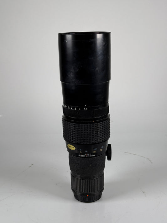 Pentax SMC PENTAX 400mm f5.6 MF Telephoto Lens K Mount