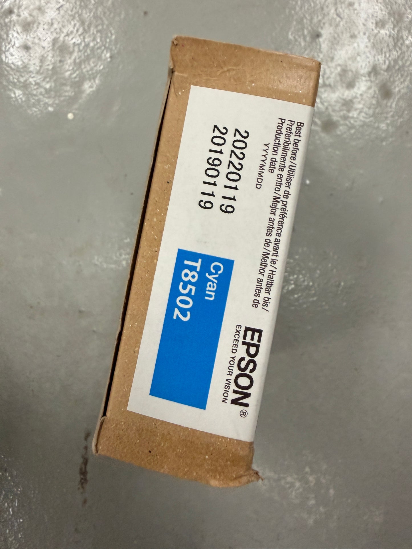 NEW Epson CYAN T8502 UltraChrome HD Ink SC-P800 exp 2022