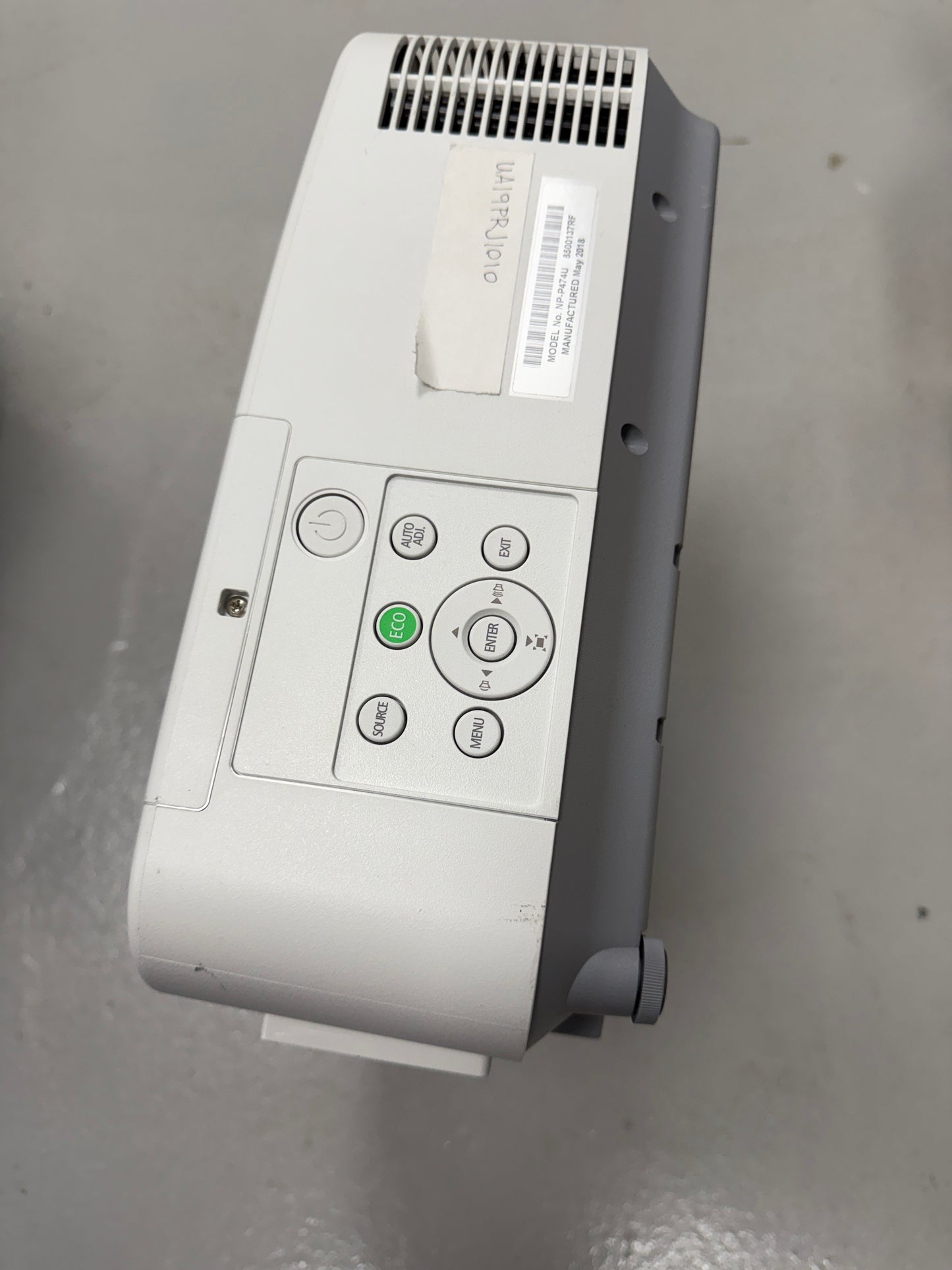 NEC Model: NP-P474U Projector
