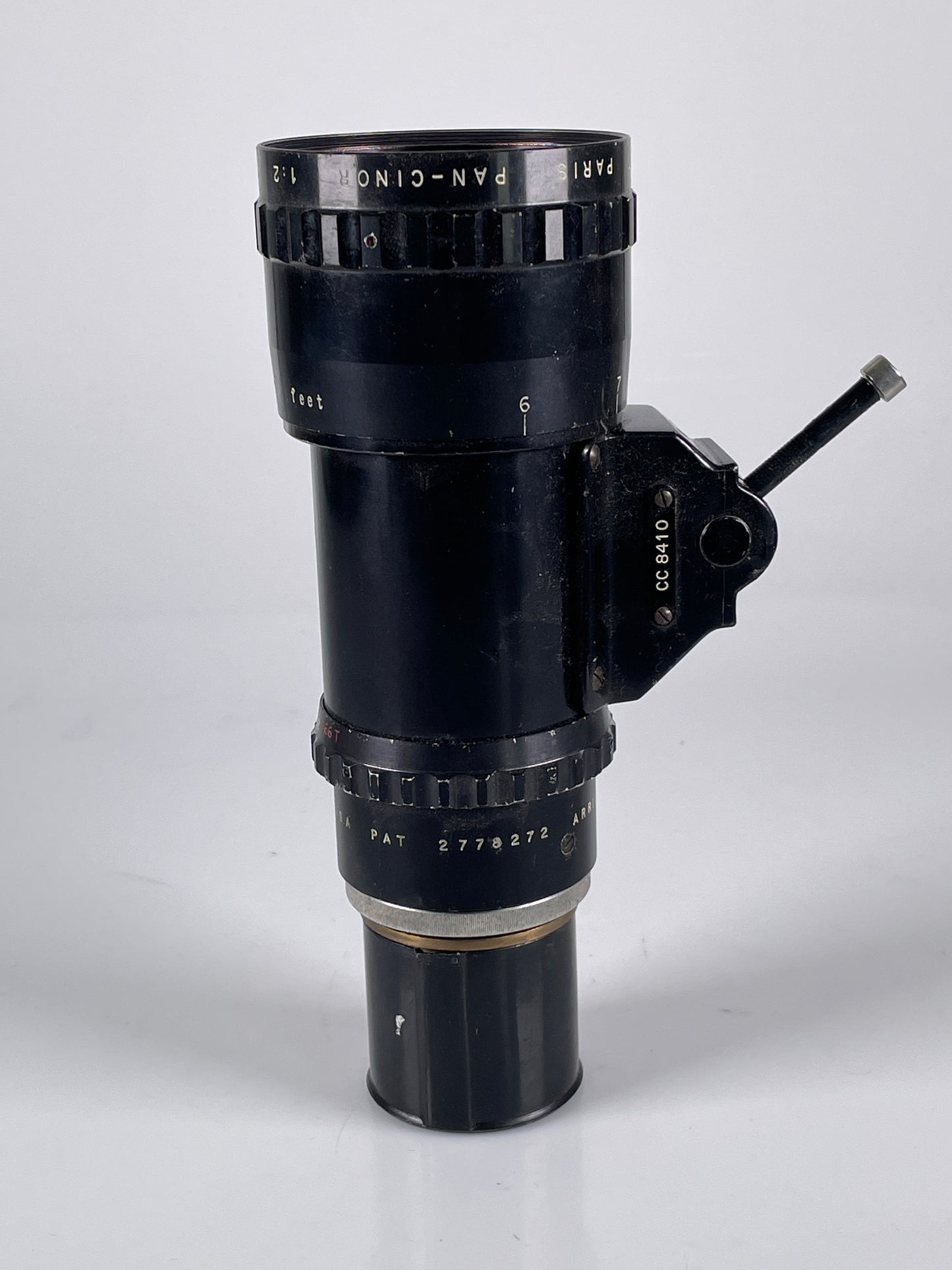 SOM Berthiot Pan-Cinor 17-85mm f2 Film Cine Camera Zoom Lens Paris France arriflex