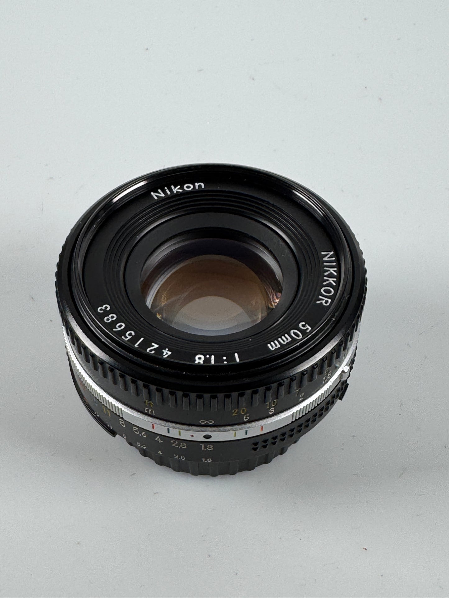 Nikon Nikkor Ai-s AIS 50mm f/1.8 Lens Prime Pancake SLR