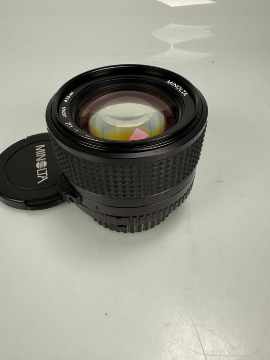 Minolta MD 50mm F1.2 MF Standard Prime Lens