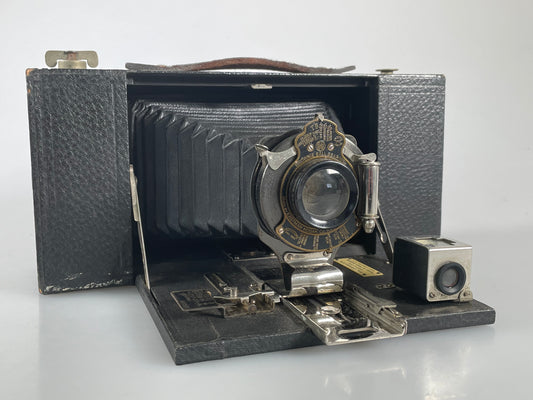 Kodak No. 3A Folding Brownie Film Camera - with Bausch lomb lens