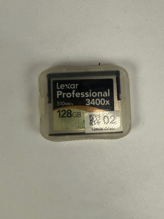 Lexar Professional 128GB 510MB/s 3400x CFast 2.0 Camera Memory Card