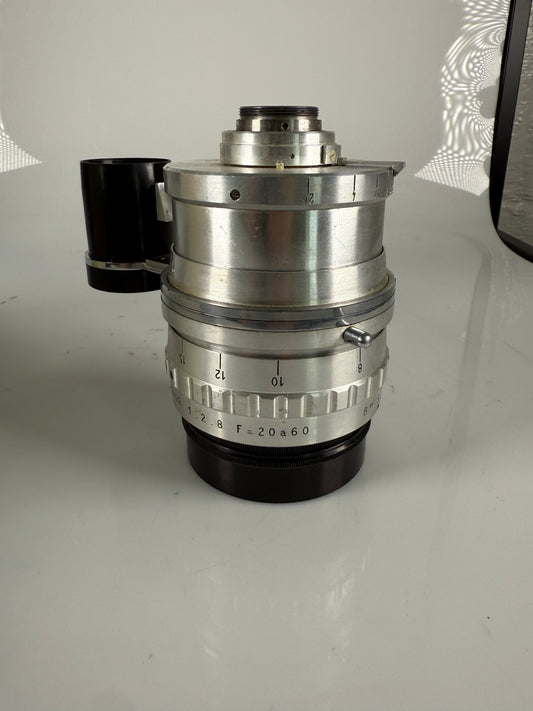 Som Berthiot Paris Pan-Cinor 20-60mm f2.8 c mount lens Bte S.G.S.G