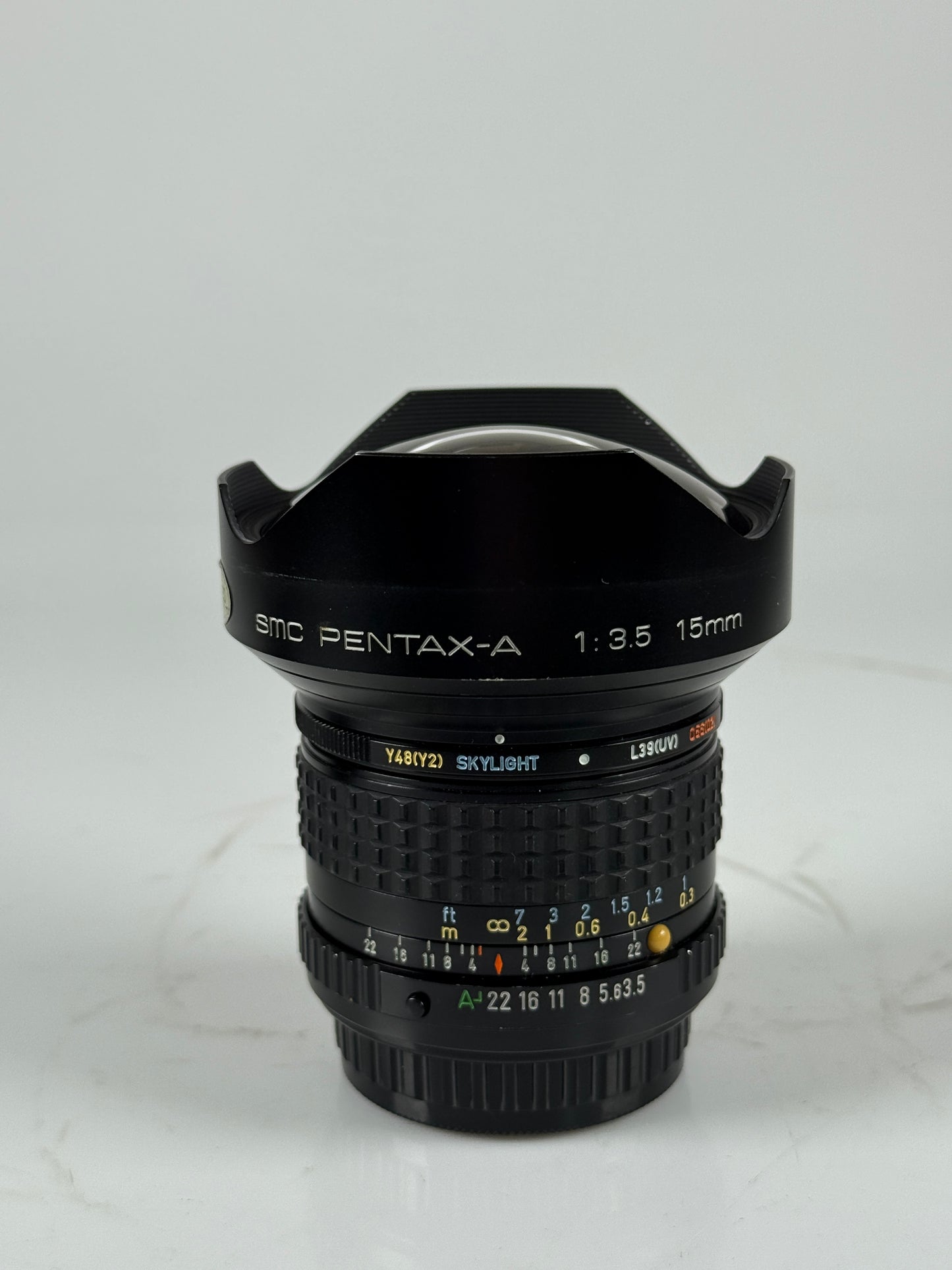 Pentax SMC Pentax-A 15mm F3.5 Ultla Wide Angle Lens for K Mount