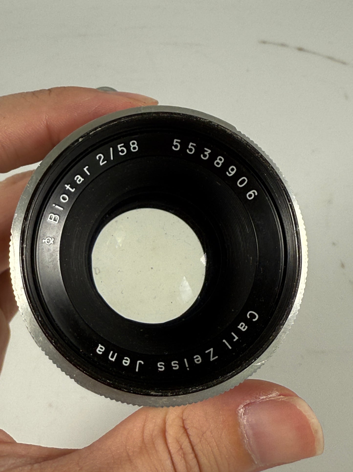 Carl Zeiss Jena Biotar 58mm f2 exakta mount lens
