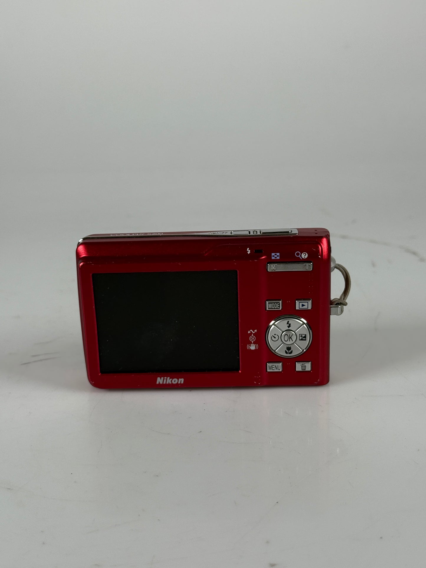 Nikon Coolpix S200 Red Digital Camera 3x Zoom