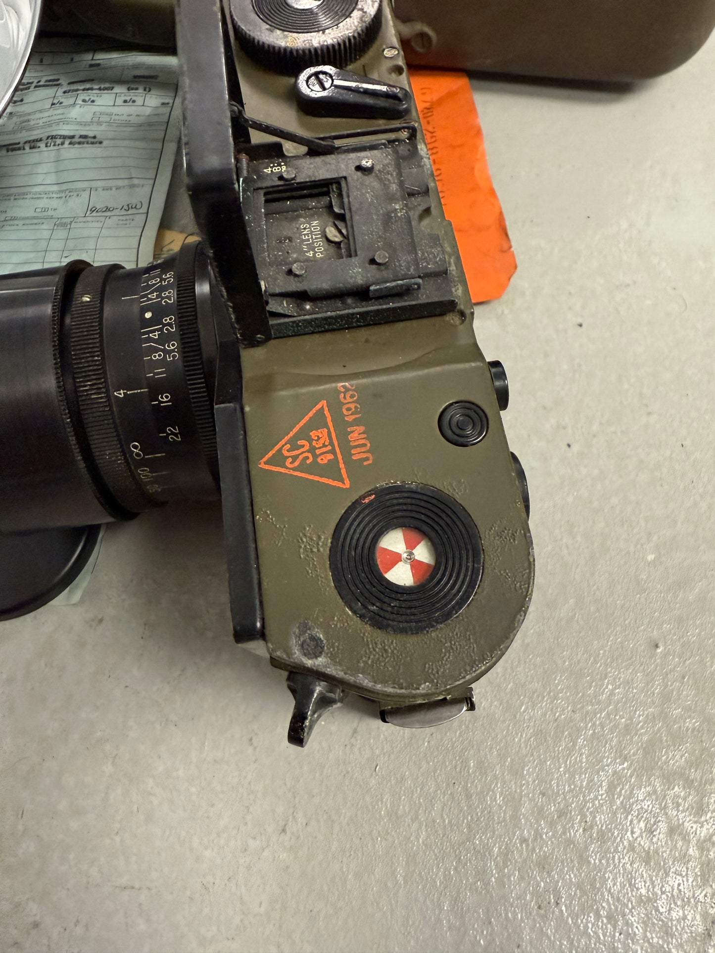GRAFLEX SIGNAL CORPS U.S ARMY CAMERA KE-4 (1), EKTAR 4IN/ 8IN