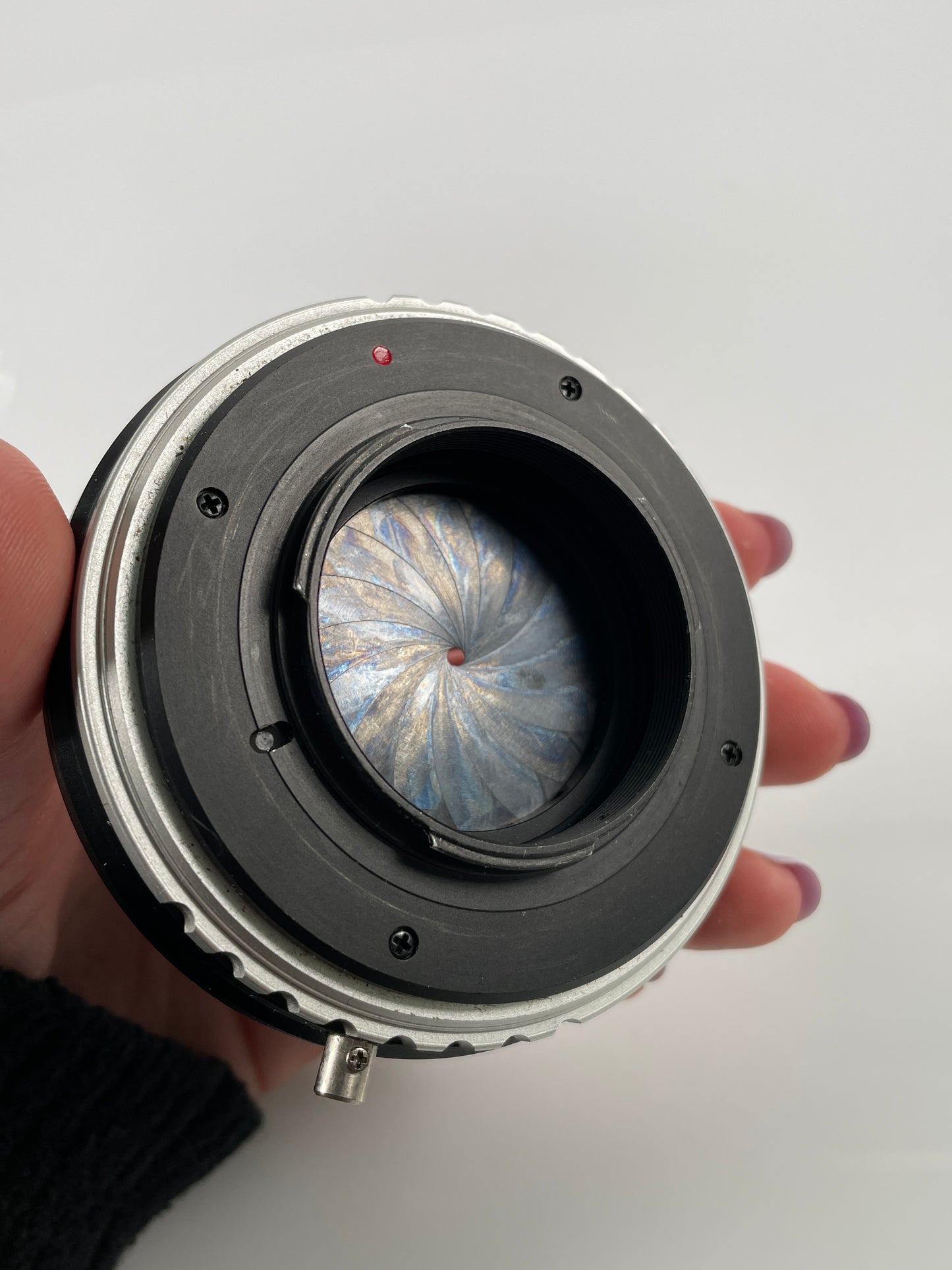 KIPON LENS ADAPTER CONTAX 645 TO NIKON F WITH BUILT IN APERTURE