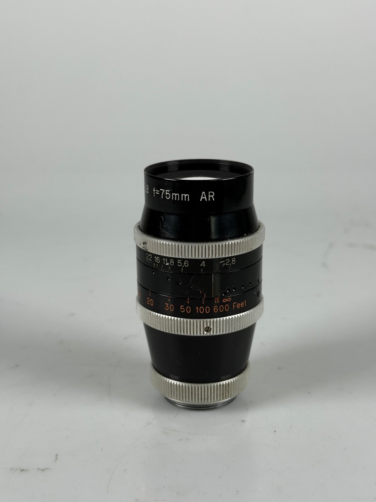 Kern YVAR 75mm f2.8 AR C-Mount Cine Lens For Bolex H16