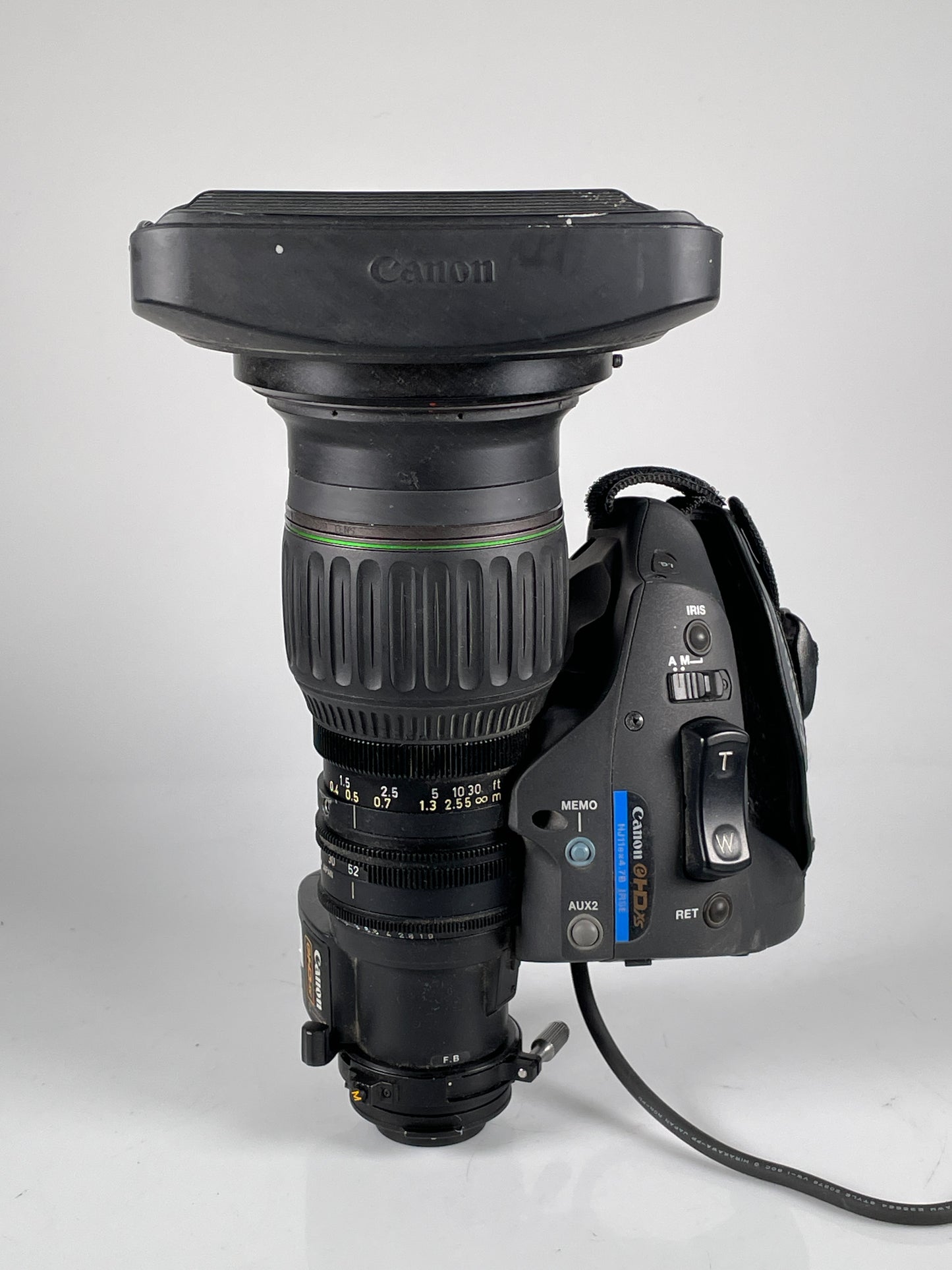 Canon HJ11ex4.7B IRSE HDXS 2/3" HD ENG Broadcast Servo Lens w/ 2x 4.7-52mm f1.9