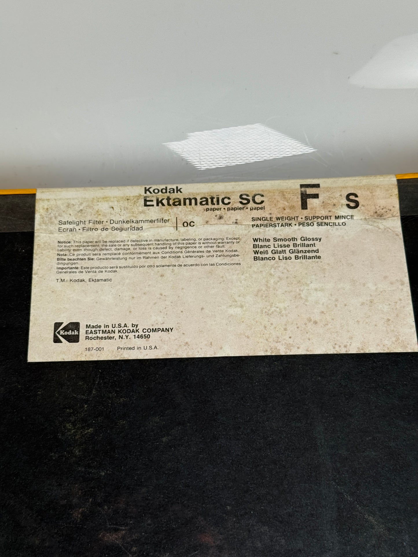 Kodak Ektamatic SC F 10x20 inch 50 sheets Photographic Paper