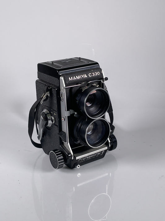 Mamiya C330 F Pro TLR medium format Film camera kit 65mm f3.5 blue dot lens