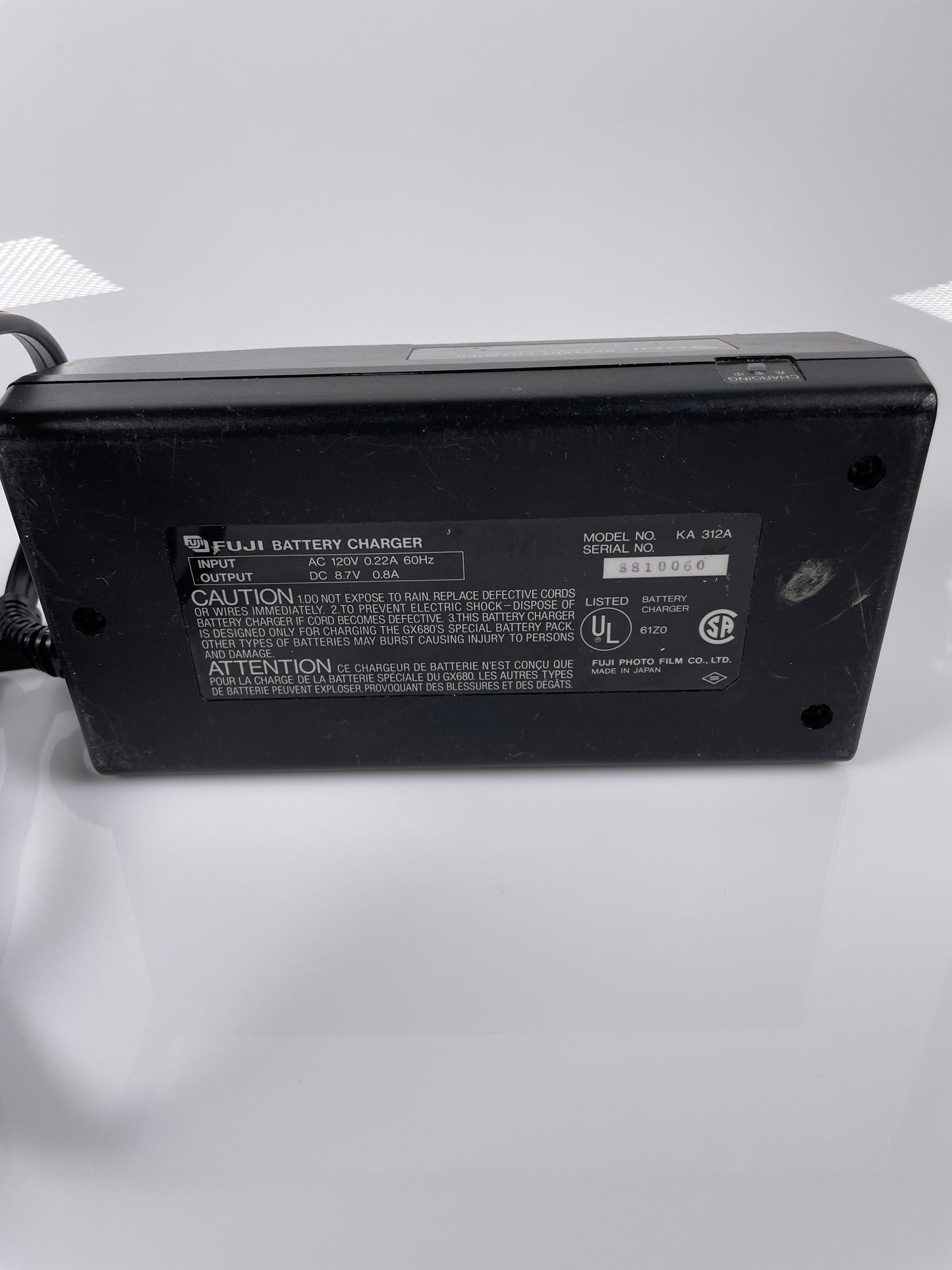 Fuji Fujifilm NiCd Battery Charger Charger for GX680