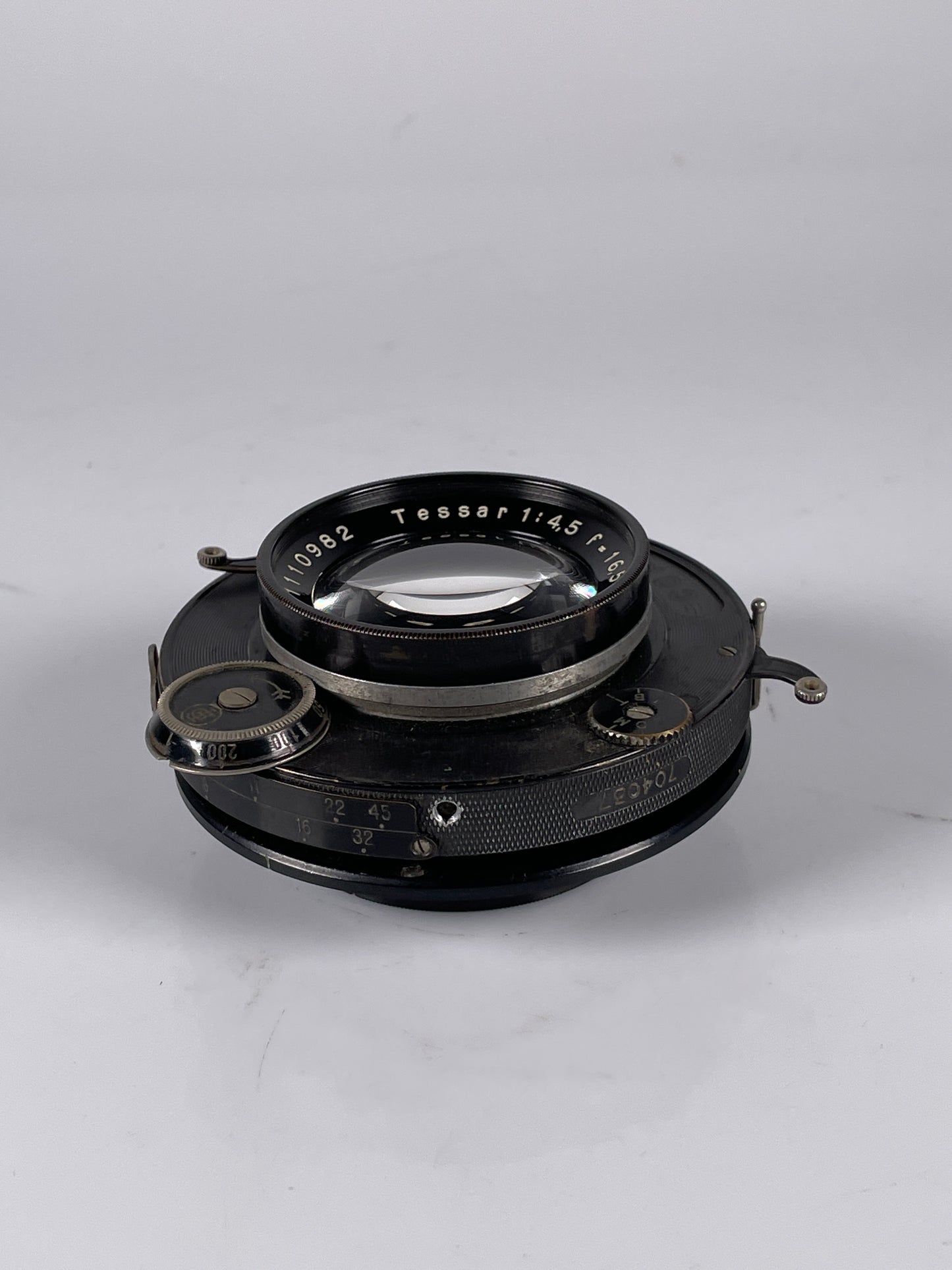 Carl Zeiss Jena 165mm 16.5cm f4.5 Tessar in Dial-Set Compur Shutter