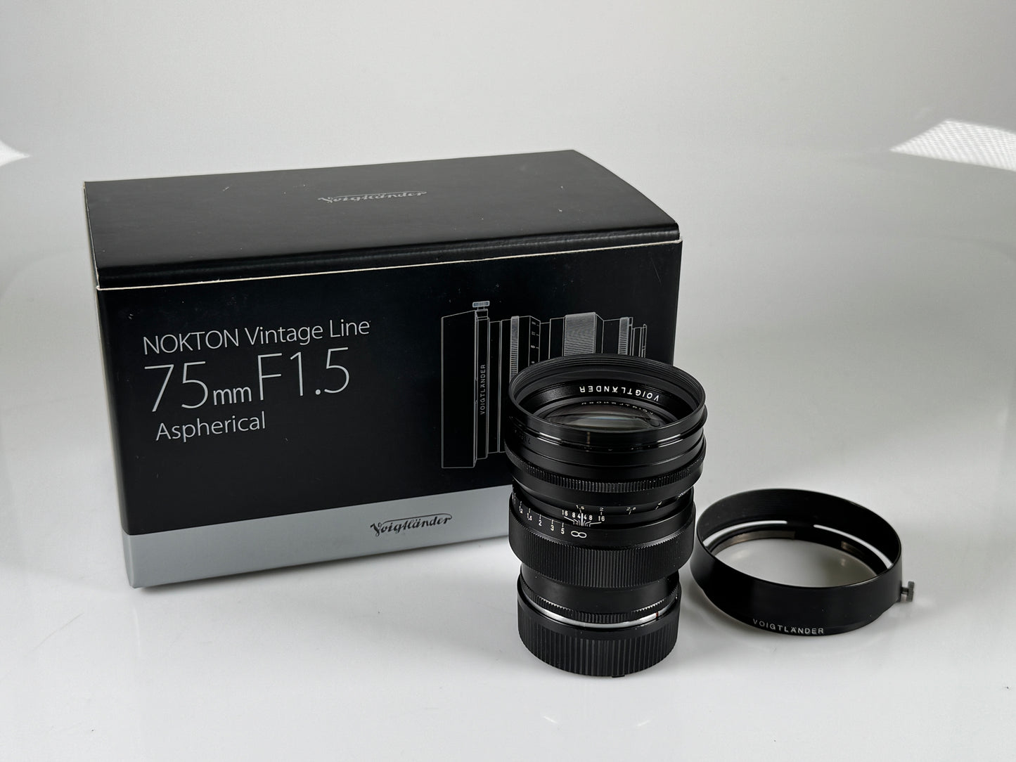 Voigtlander NOKTON 75mm F1.5 Vintage Line Aspherical VM (Leica M) Black