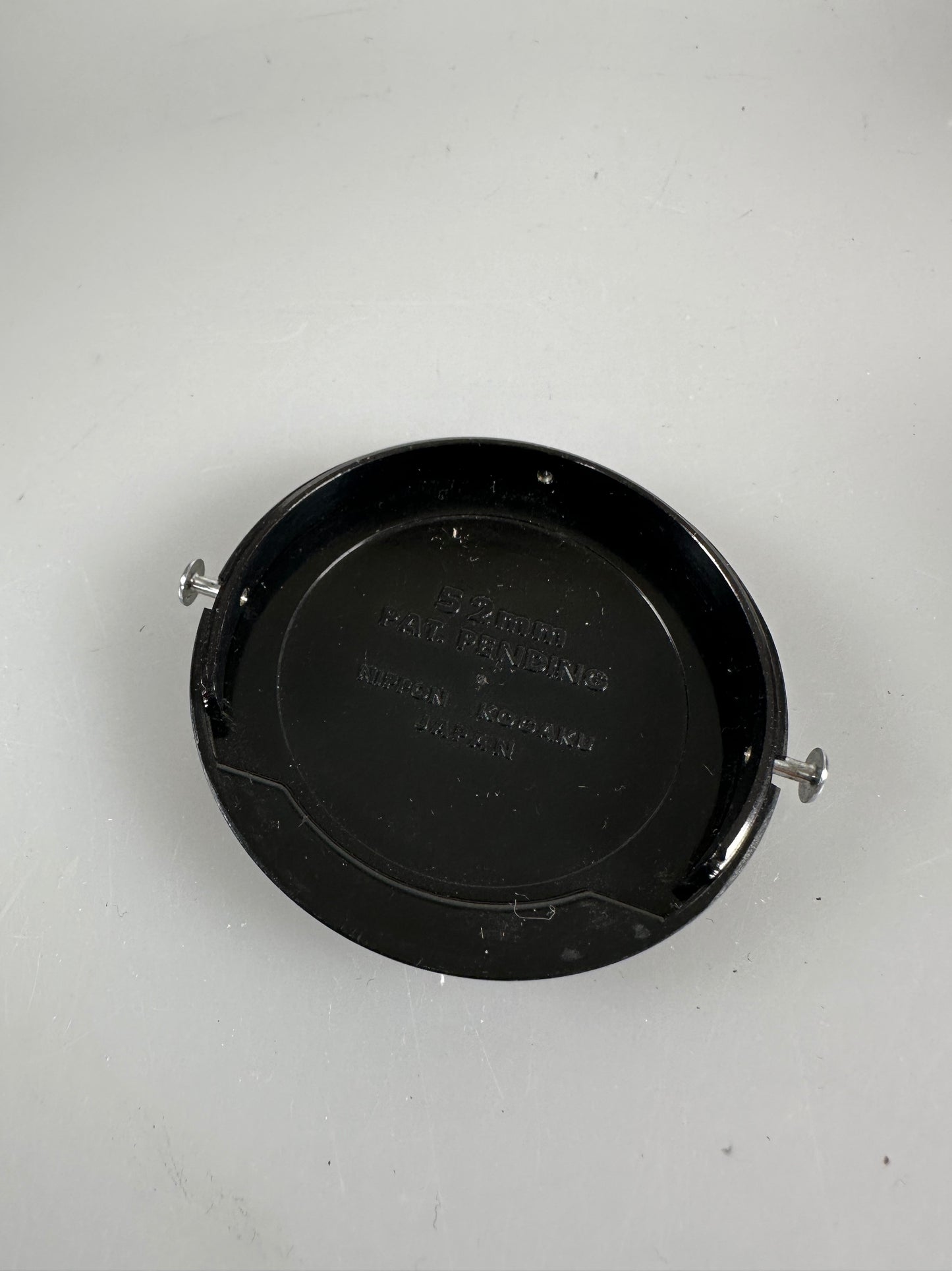 Nippon Kogaku Tokyo Japan 52mm Plastic Front Lens Cap Pat. Pending Nikon Vintage