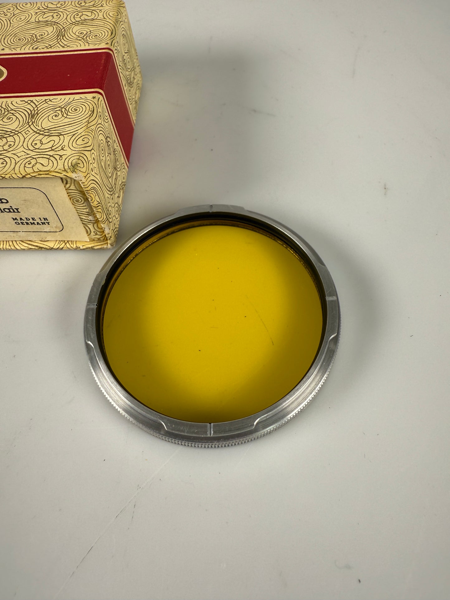 Rollei Bay IV Filter Gelb Mittel -1.5 yellow For Camera TLR Rolleiflex Wide RARE WIIHE