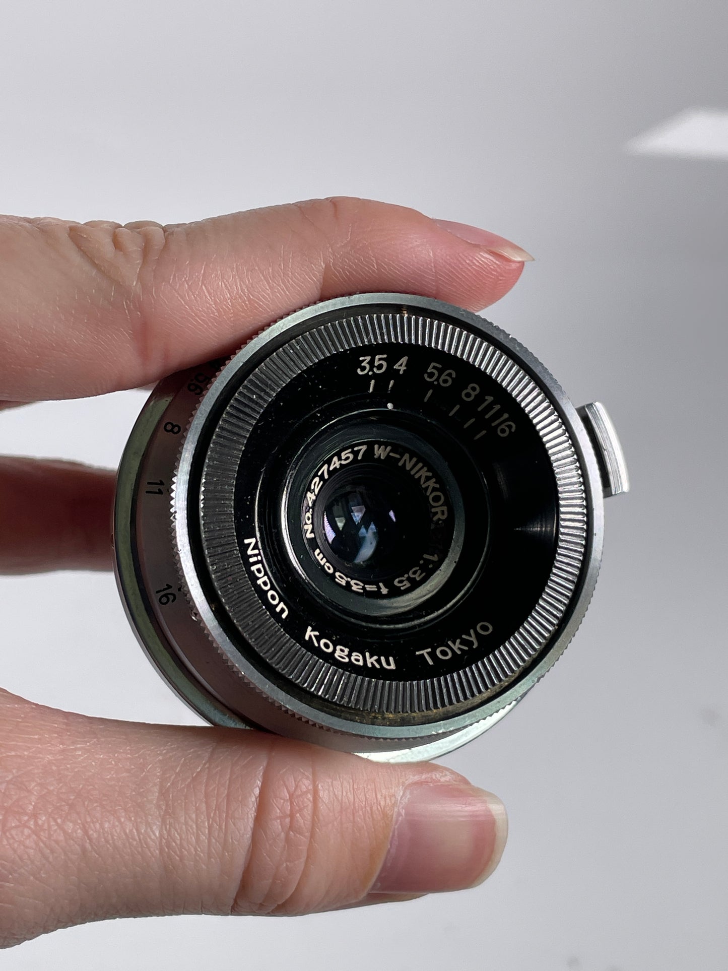 Nikon W Nikkor Nippon Kogaku 3.5cm 35mm f3.5 Rangefinder lens