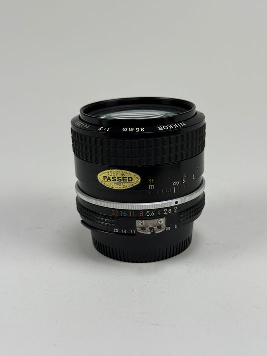 Nikon 35mm f2 AI NIKKOR manual Lens film
