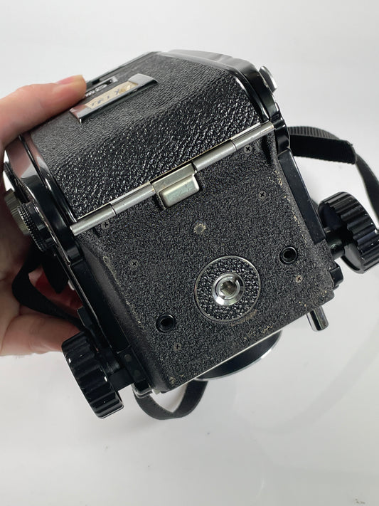 Mamiya C330 F Pro TLR medium format Film camera kit 65mm f3.5 blue dot lens