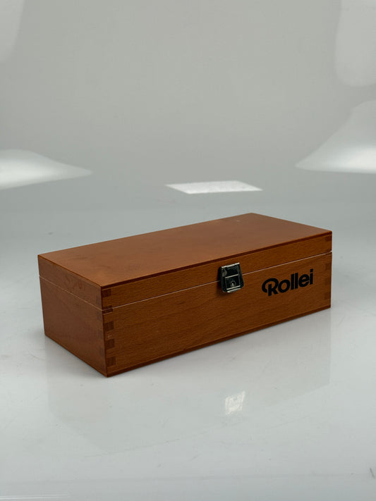 Rollei Pan 25 B&W black and white 120 Film 10 rolls in wooden box