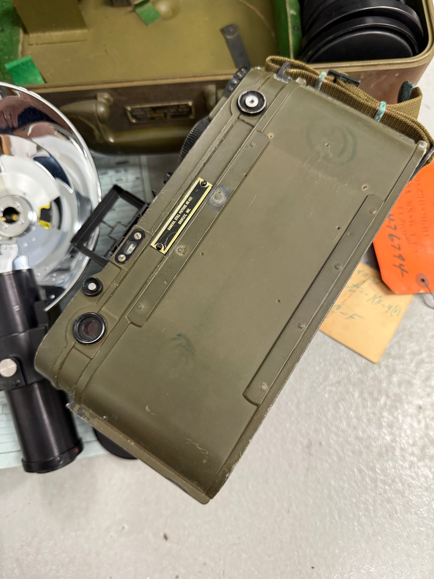 GRAFLEX SIGNAL CORPS U.S ARMY CAMERA KE-4 (1), EKTAR 4IN/ 8IN