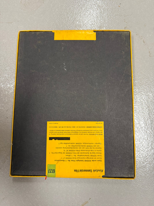 Expired 8x10 KODAK 6127 Commercial Large Format Film 25 Sheets 1973