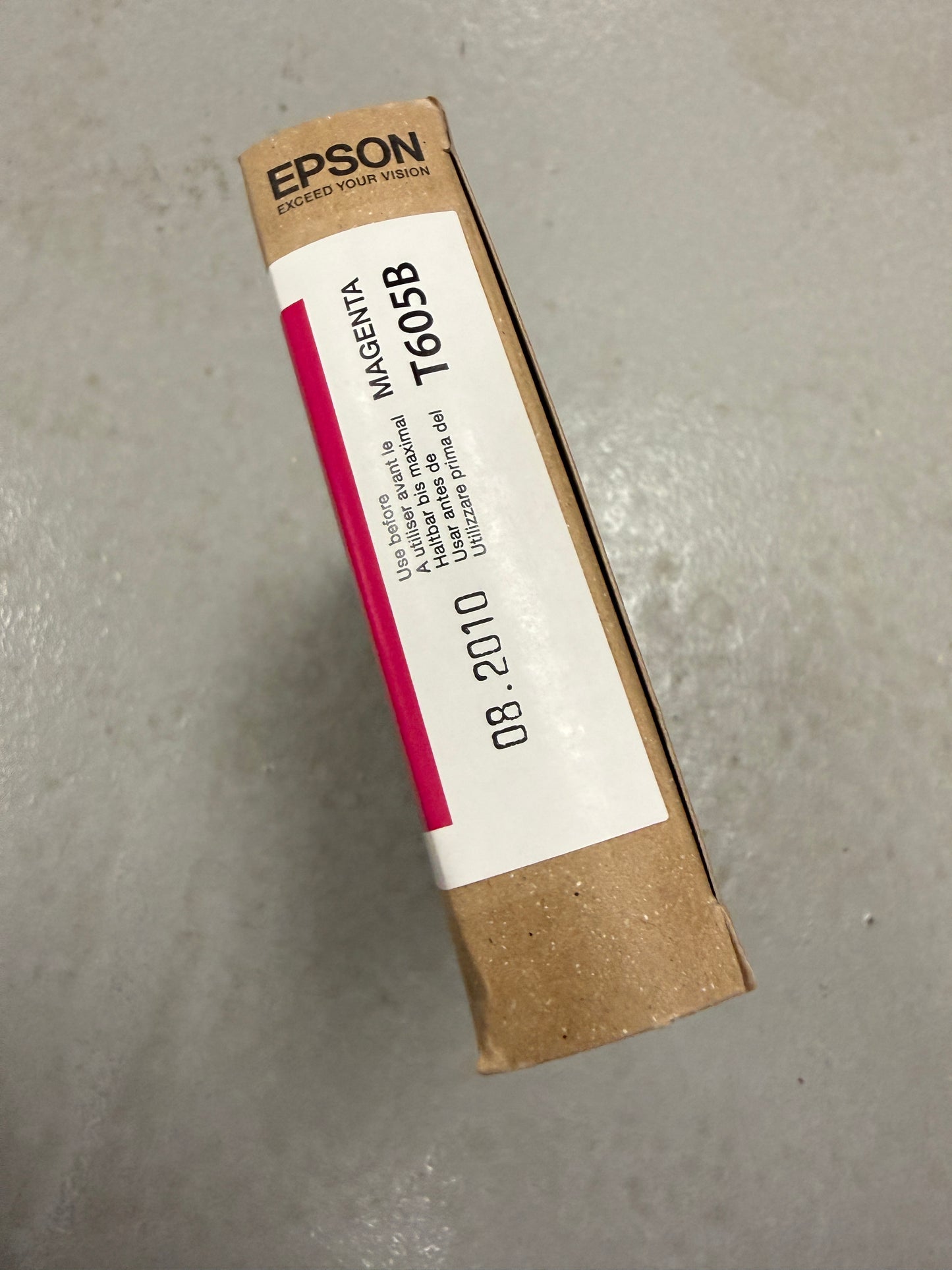 GENUINE EPSON T605B MAGENTA 110ml K3 INK STYLUS PRO 4800