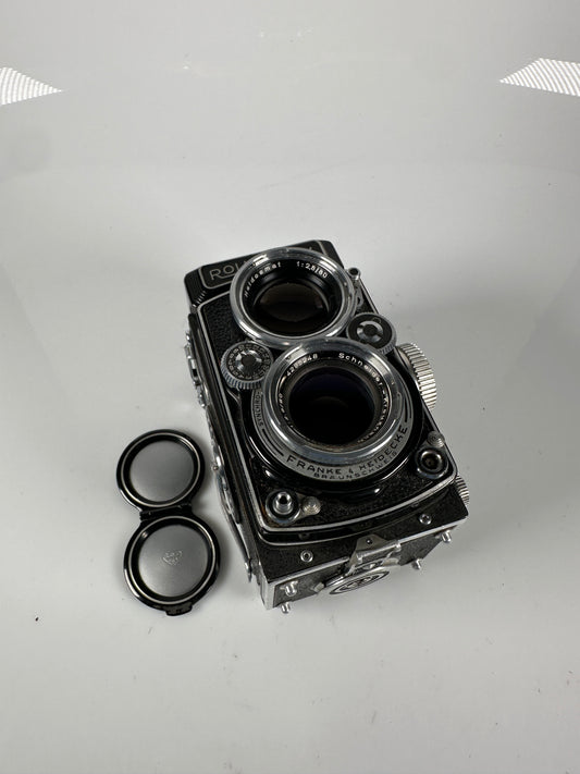 Rolleiflex 2.8D Medium Format Film Camera W/ Xenotar 80mm f2.8 Lens